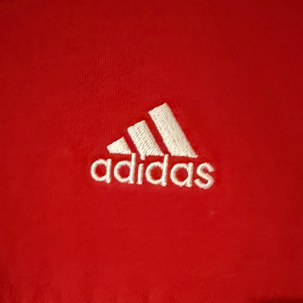 Adidas Kids Hoodie in Red and Black - Picture 2 of 7